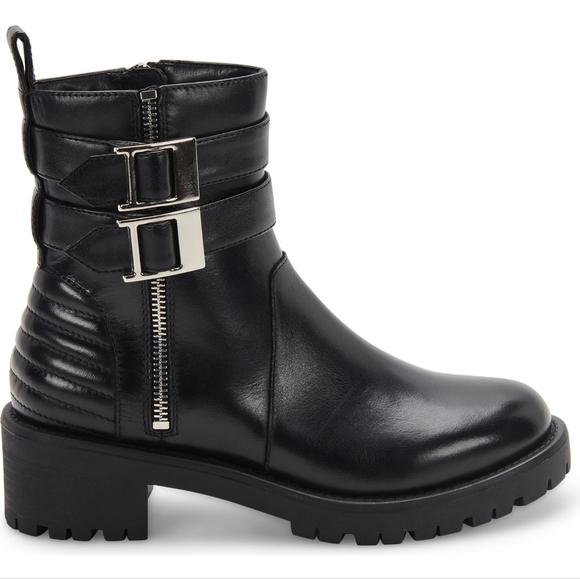 NWT Blondo Mable Waterproof Lug Sole Double Buckle Boot - Picture 1 of 5